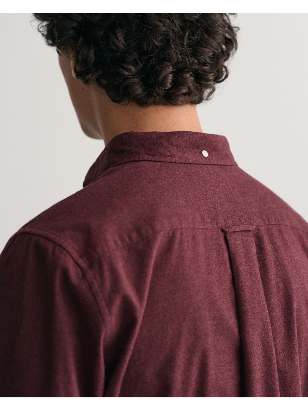 flannel melange shirt