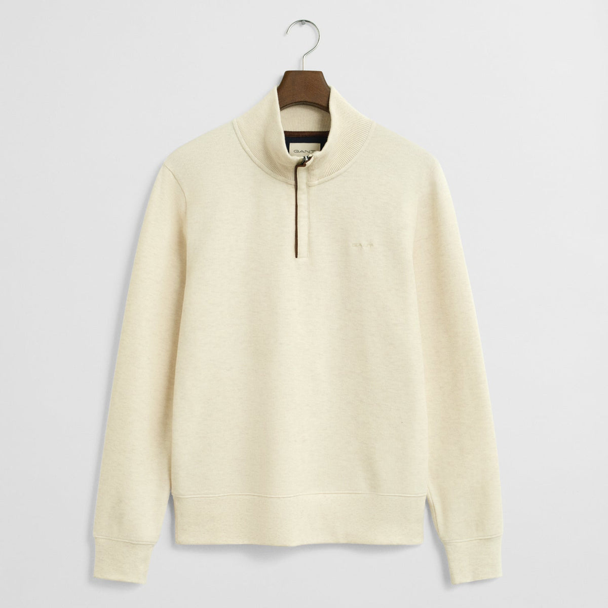 Gant Sacker Half Zip Cream