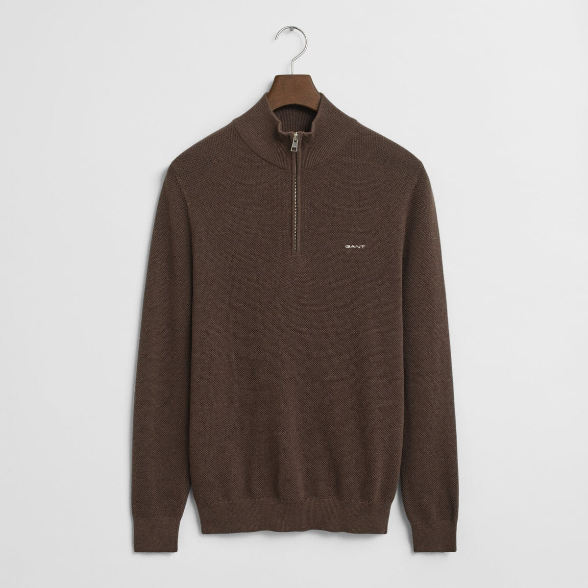 Gant Cotton Piqué Half-Zip Sweater