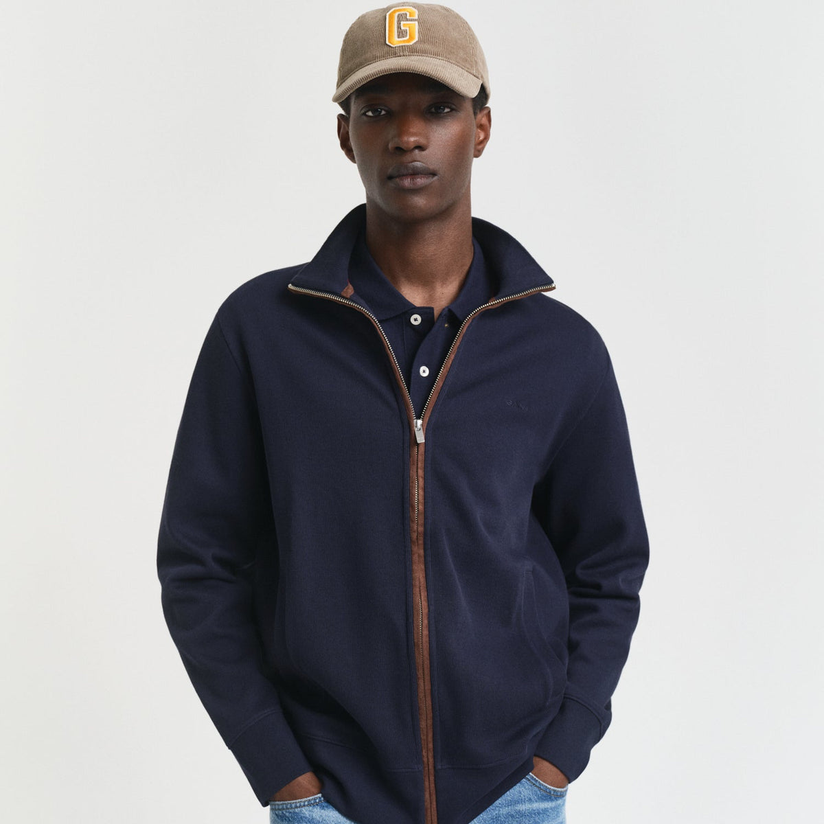 Gant Sacker Full Zip Navy