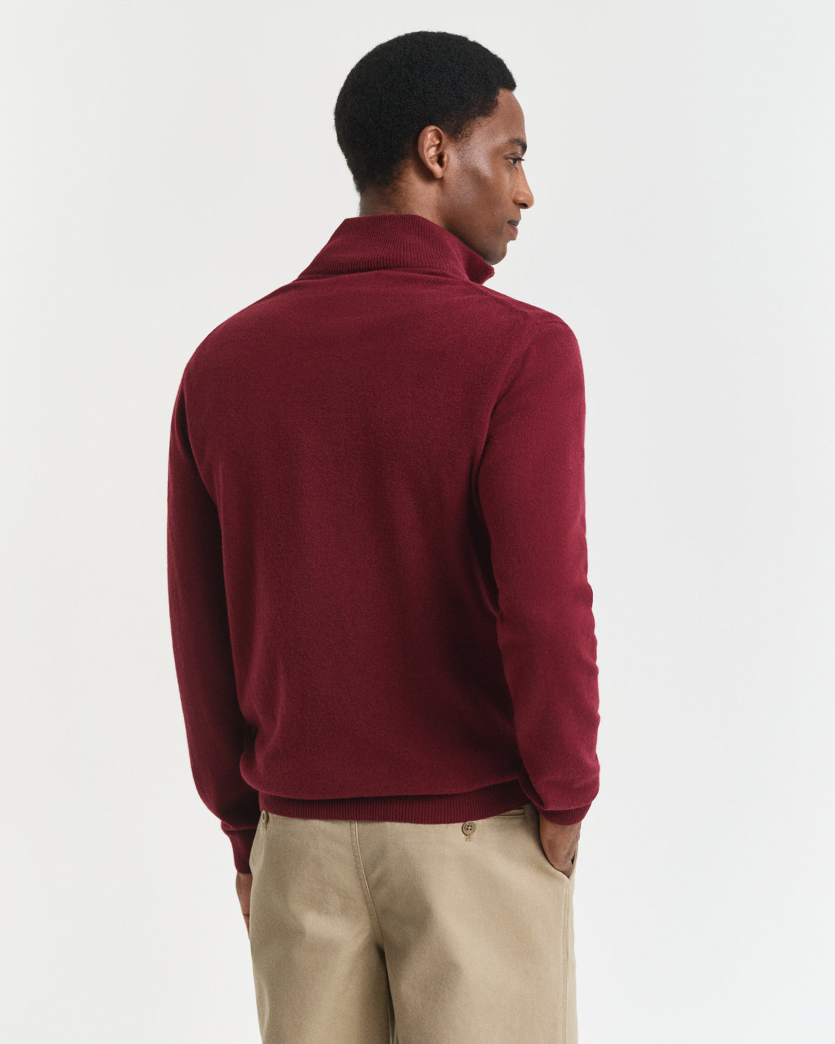 Gant Superfine Lambswool Half-Zip Sweater