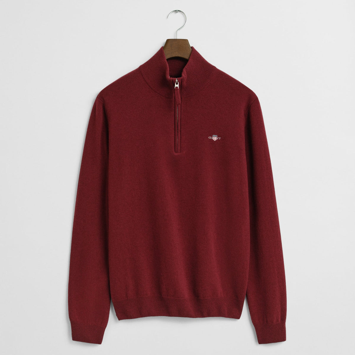 Gant Superfine Lambswool Half-Zip Sweater