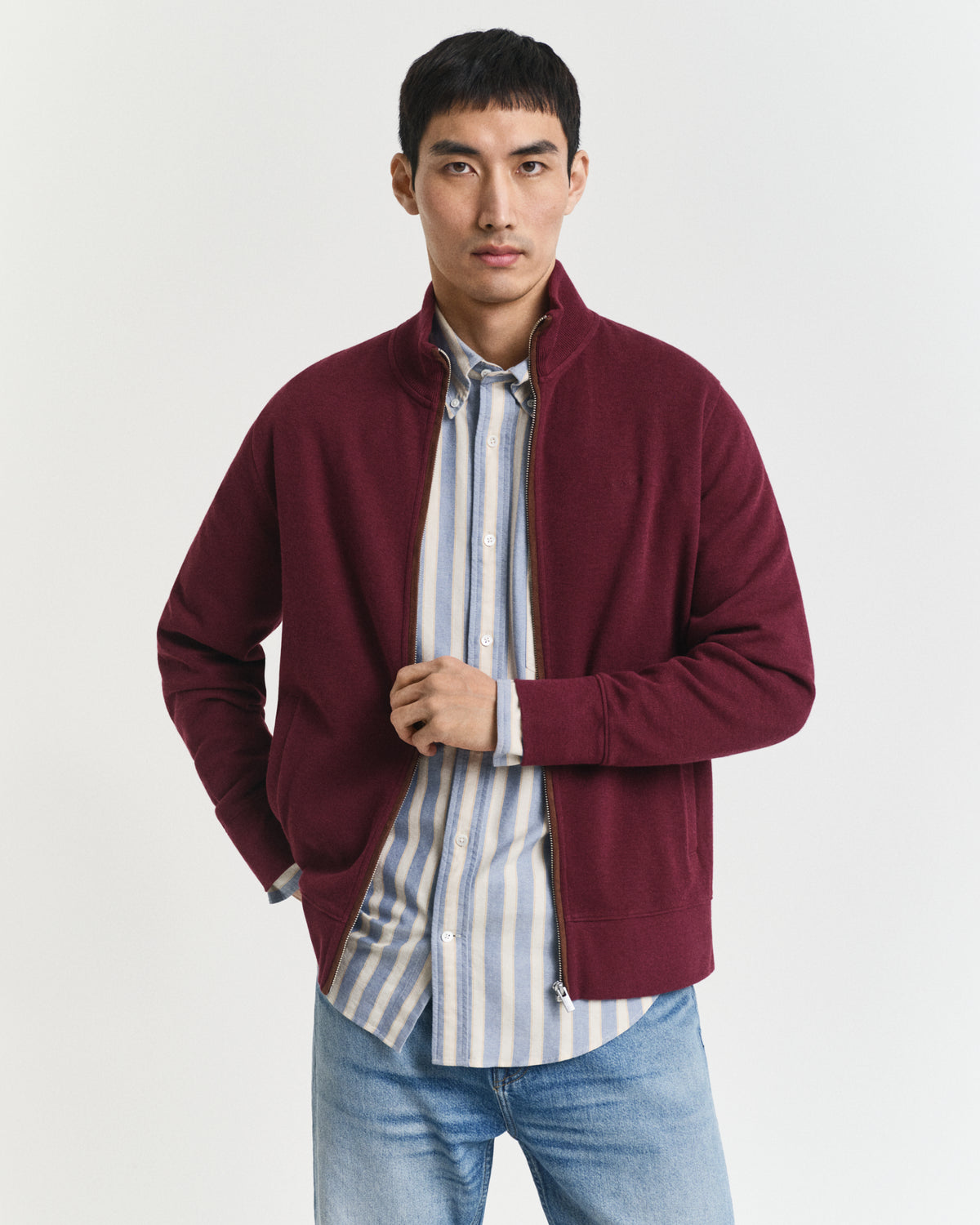 Gant Sacker Full Zip Red