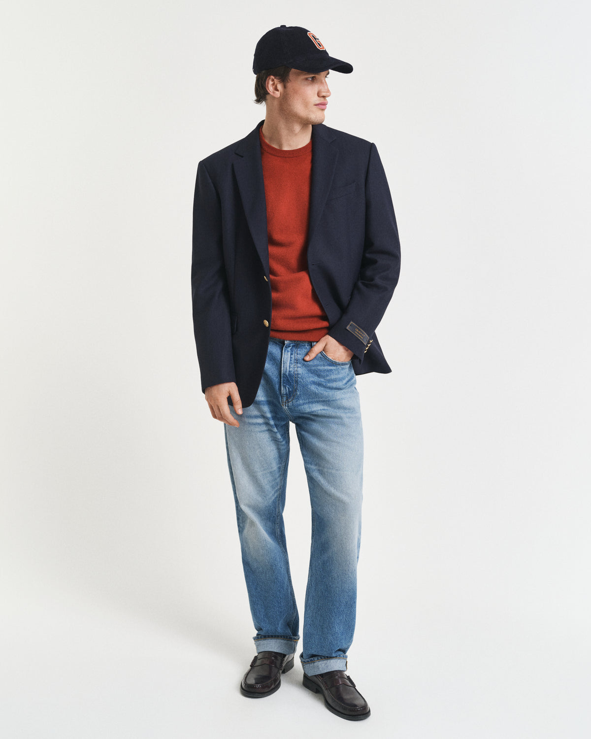 Gant Superfine Lambswool Crew Neck Sweater