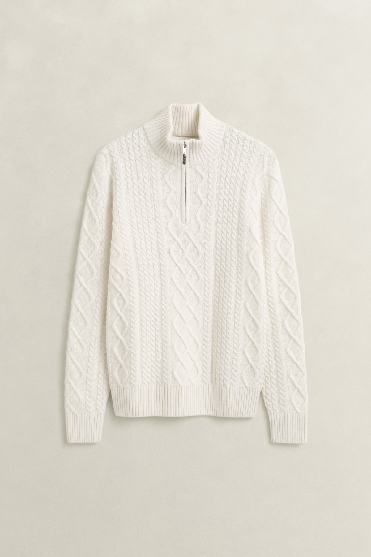 wool blend cable knit