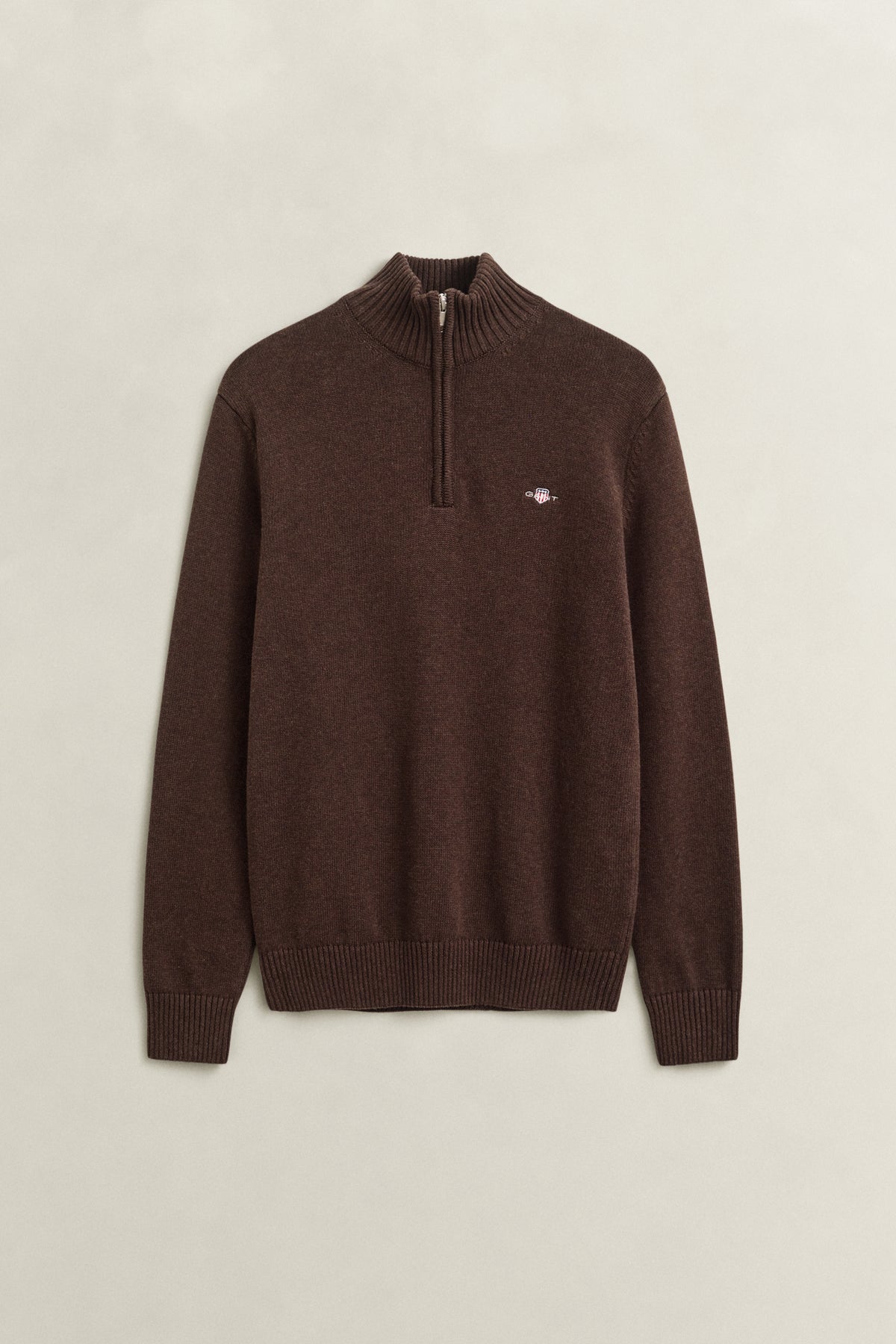 Cotton Half Zip Sweater