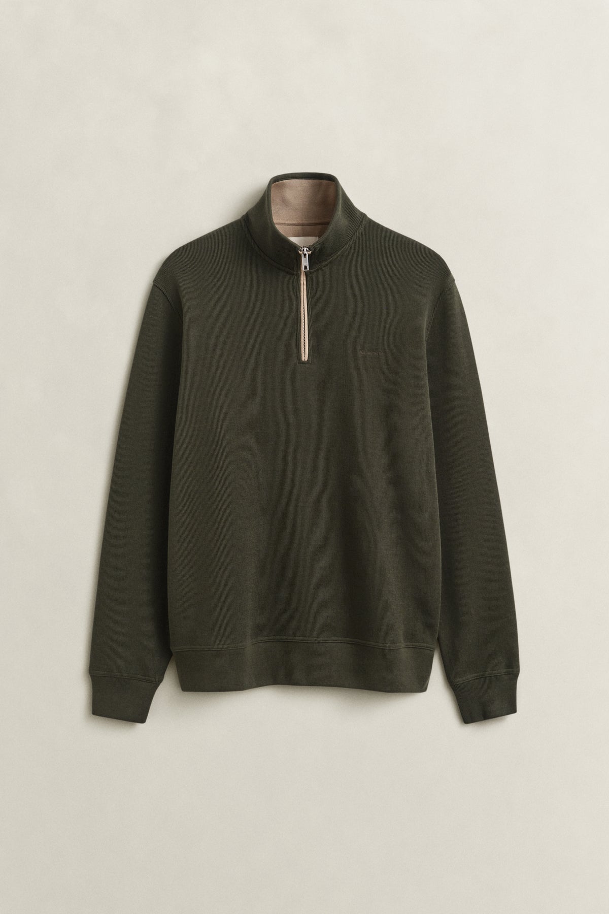 sacker rib half zip