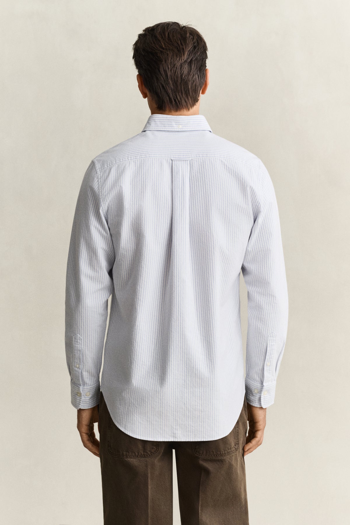 brushed oxford stripe