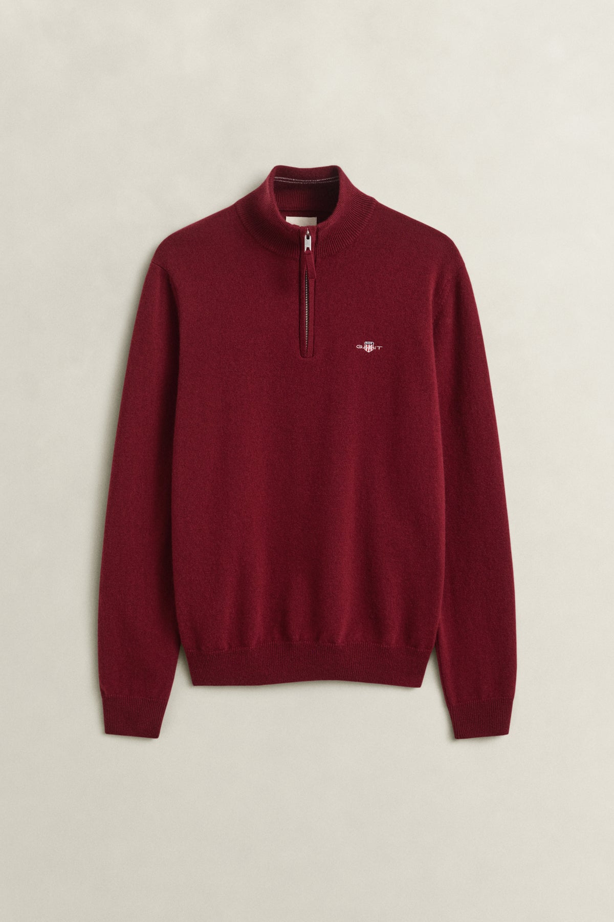 superfine lambswool half Zip