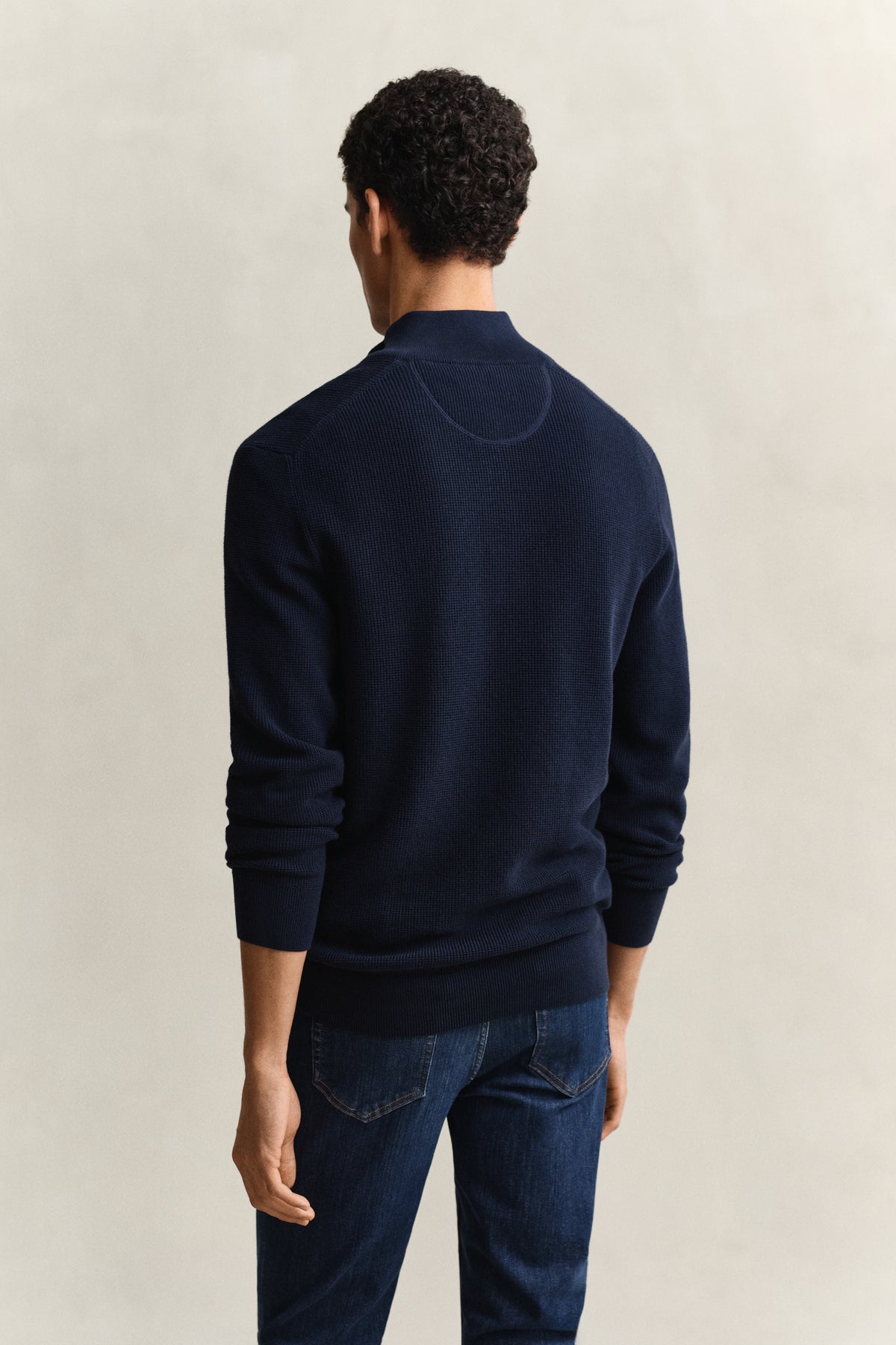GANT Textured Cotton Crew Neck Sweater