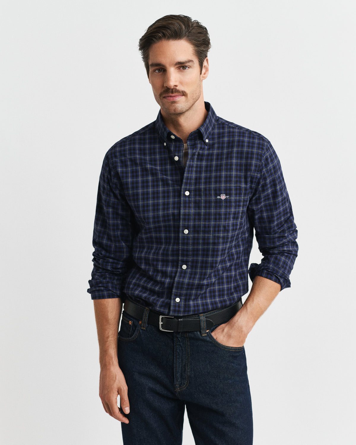 Gant Regular Fit Classic Checked Poplin Shirt