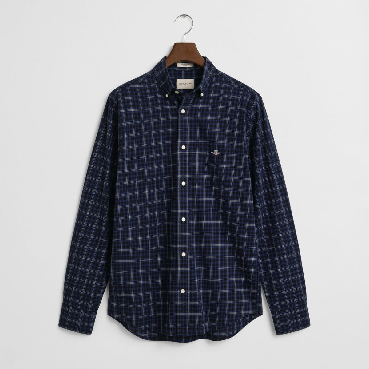 Gant Regular Fit Classic Checked Poplin Shirt