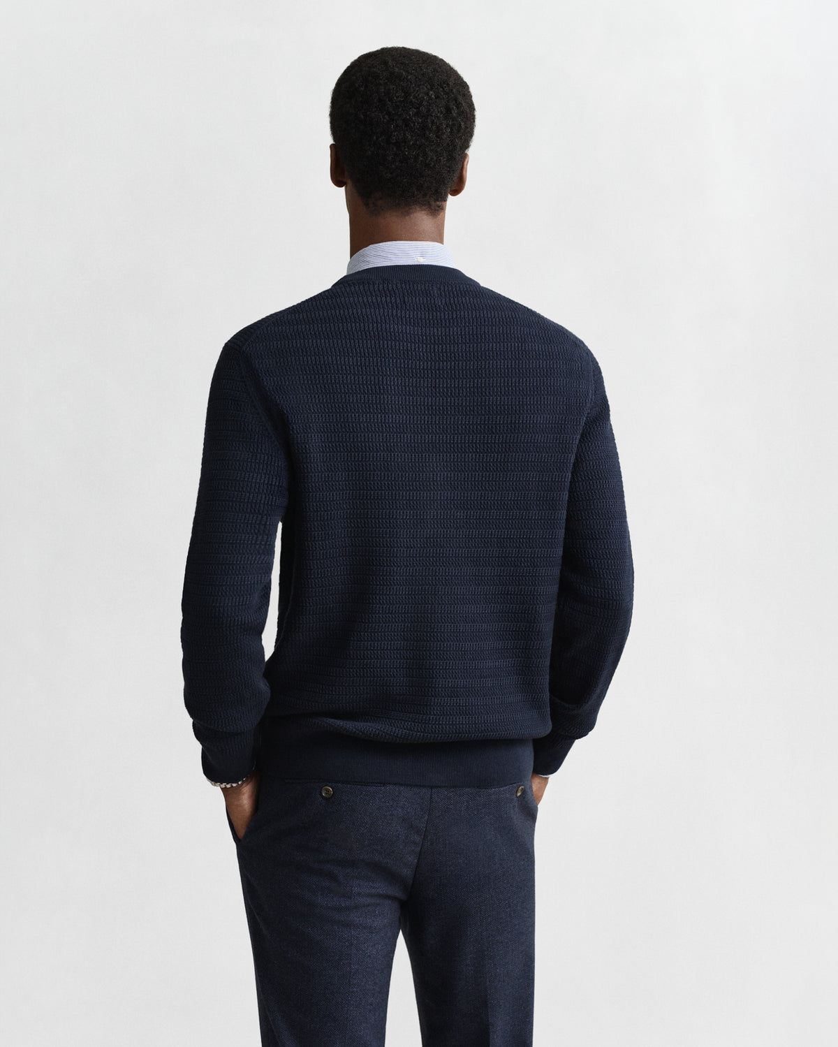 Gant Mini Cable Knit Crew Neck Sweater