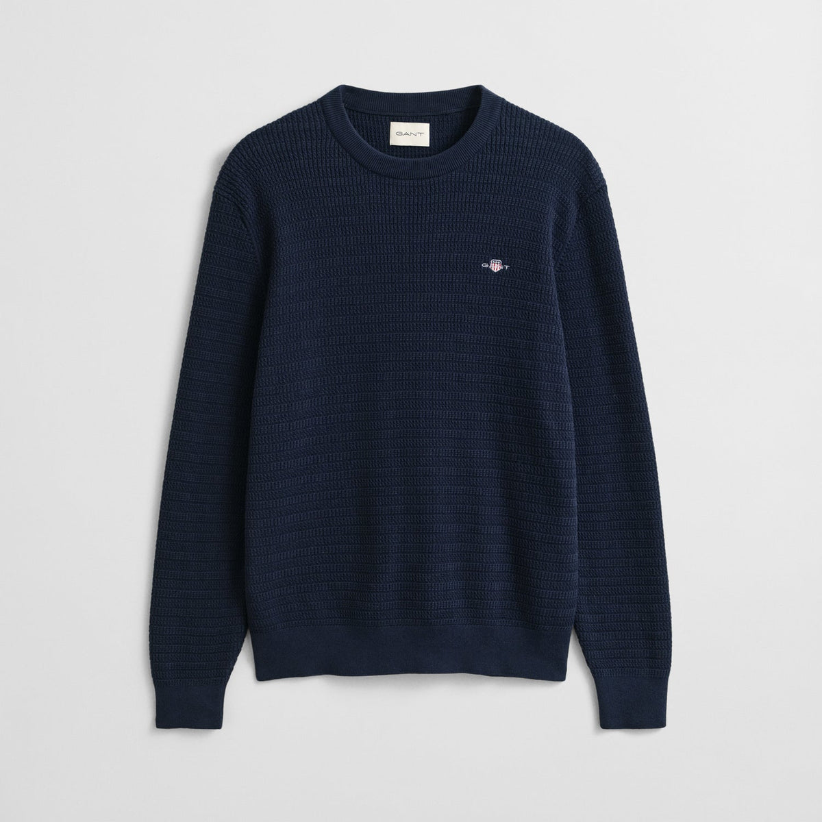Gant Mini Cable Knit Crew Neck Sweater