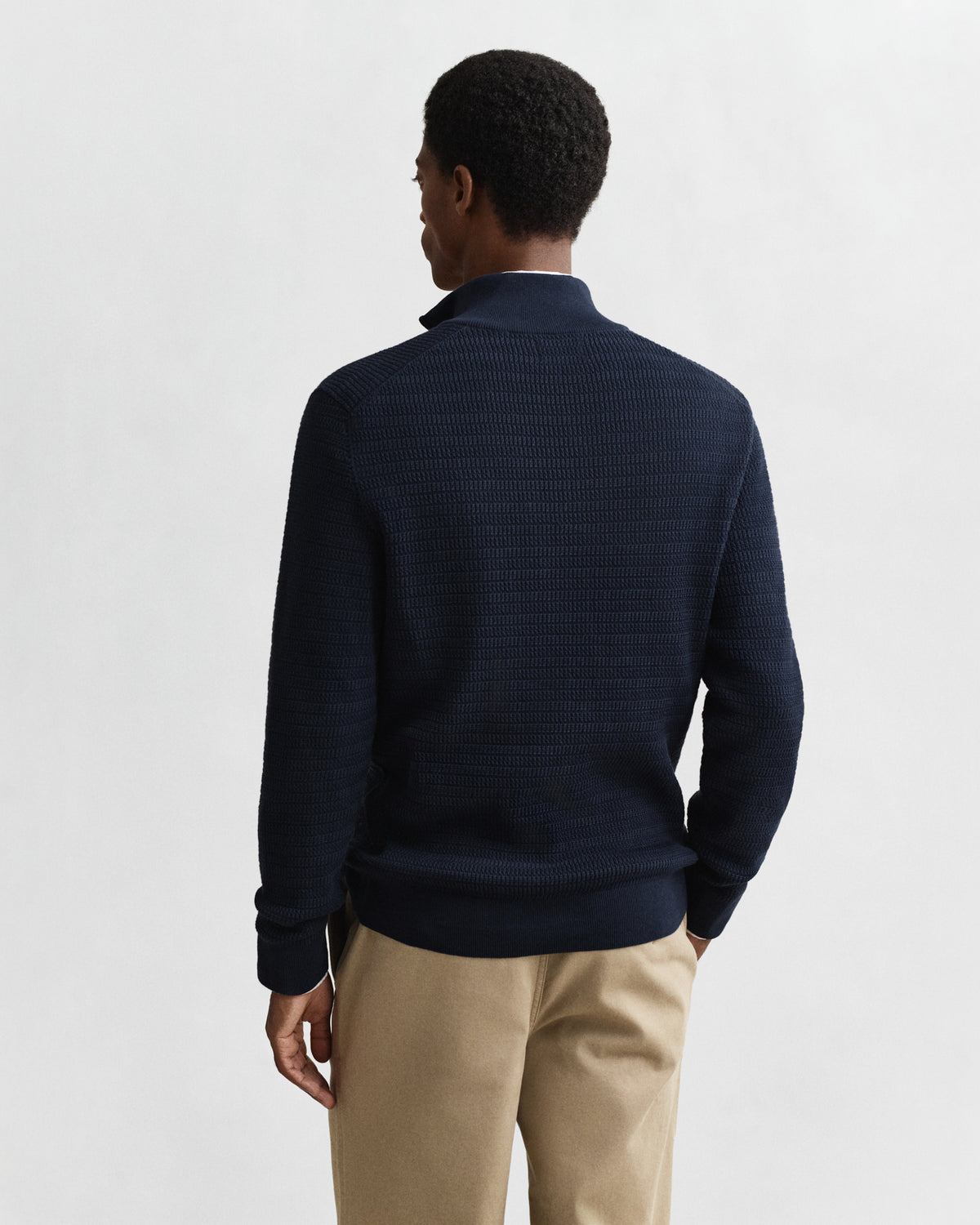 Gant Mini Cable Knit Half-Zip Sweater