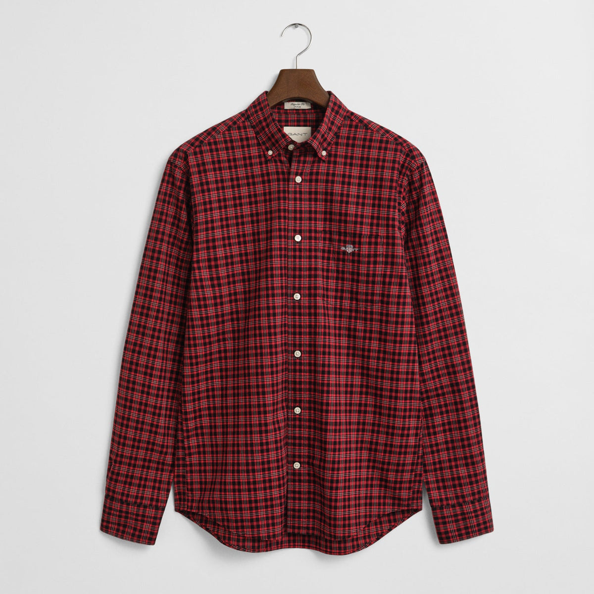 Gant Regular Fit Classic Checked Poplin Shirt