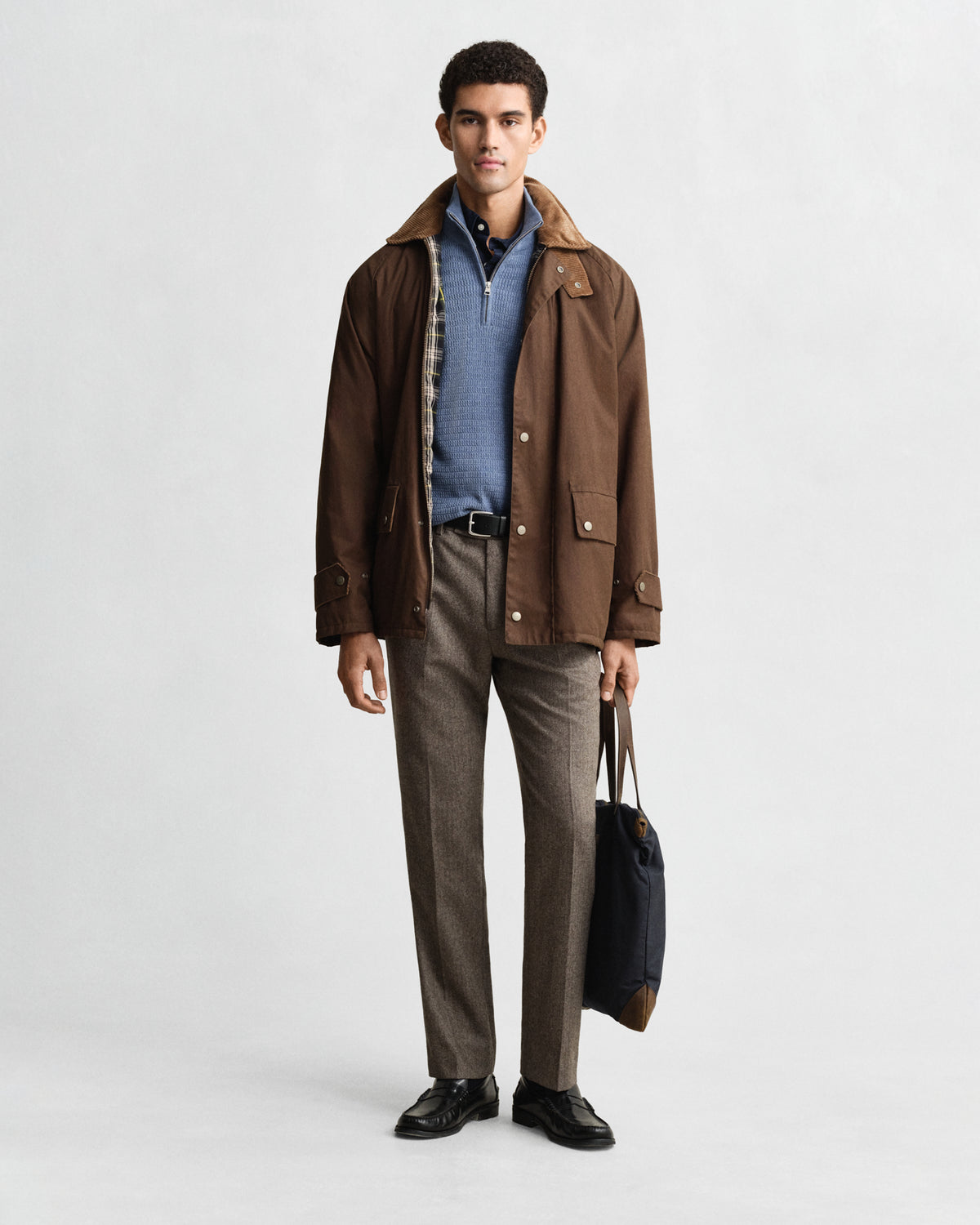 Gant Mini Cable Knit Half-Zip Sweater