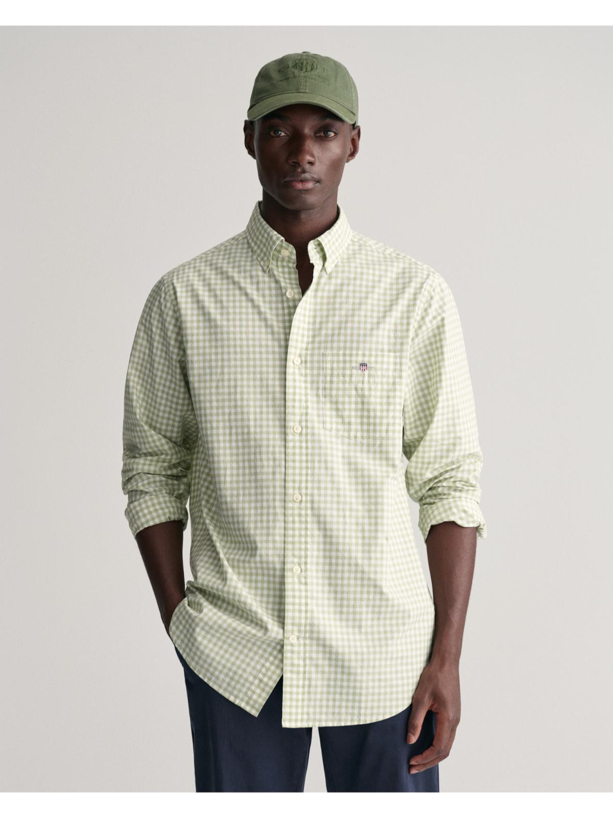 Poplin Gingham Shirt