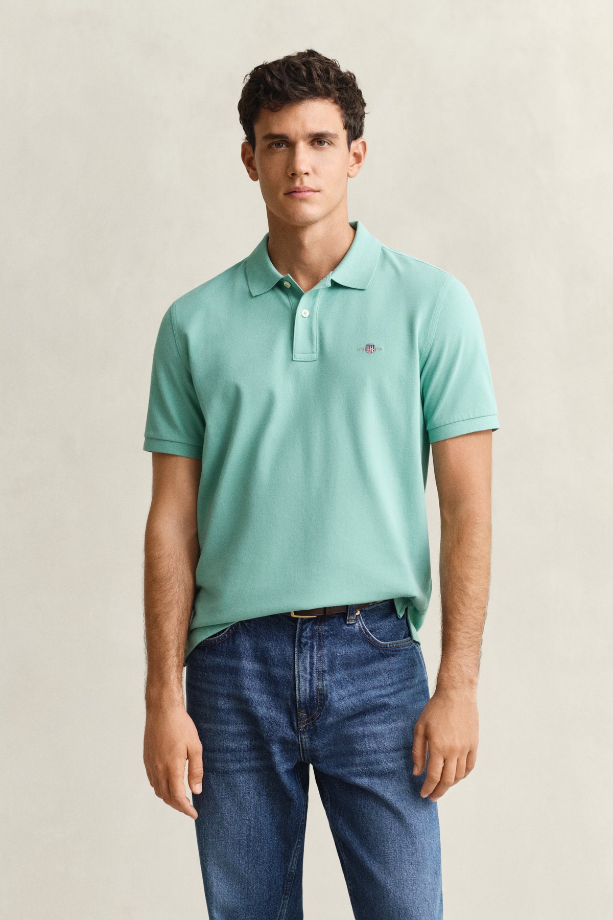 GANT Regular Fit Shield Piqué Polo Shirt