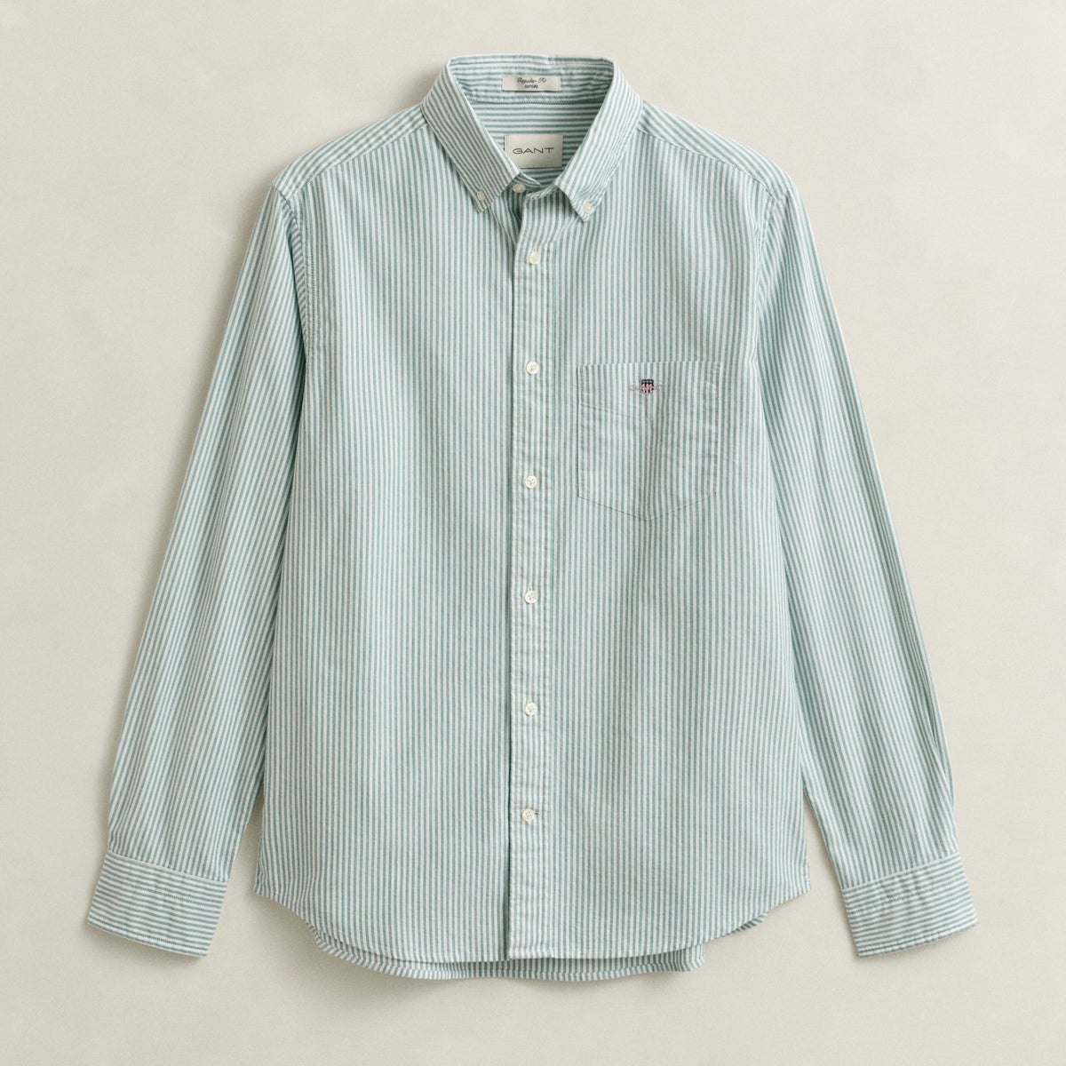 Regular Fit Banker Stripe Oxford Shirt