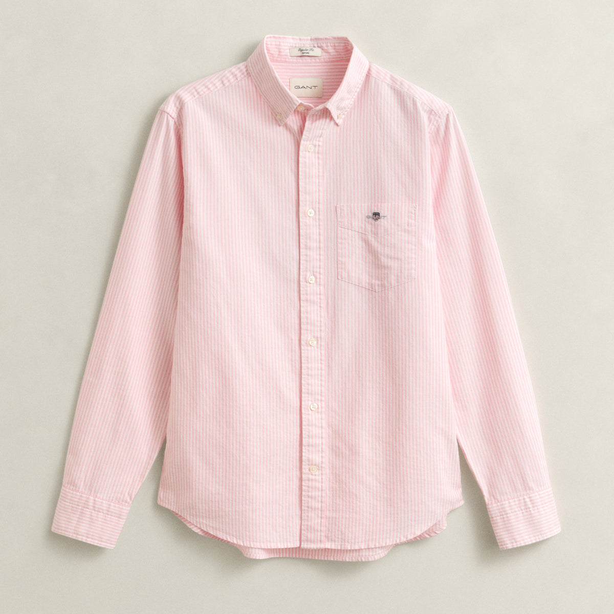 Regular Fit Banker Stripe Oxford Shirt