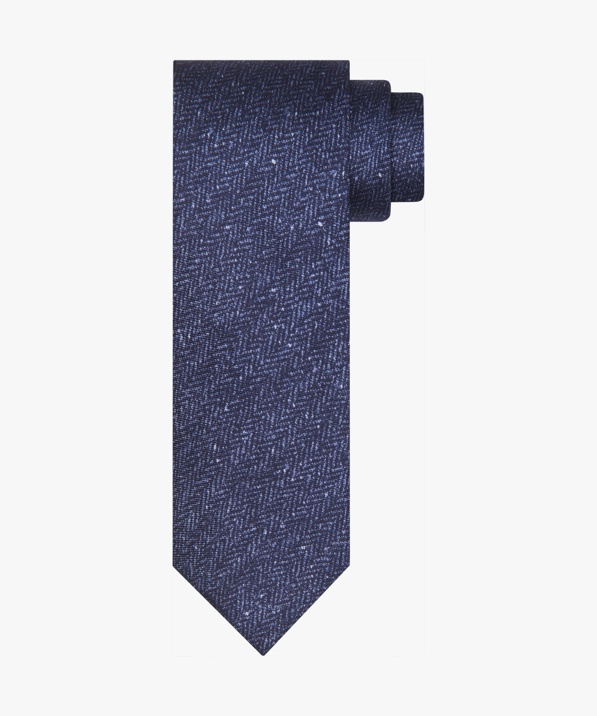 Tie Silk Print Navy