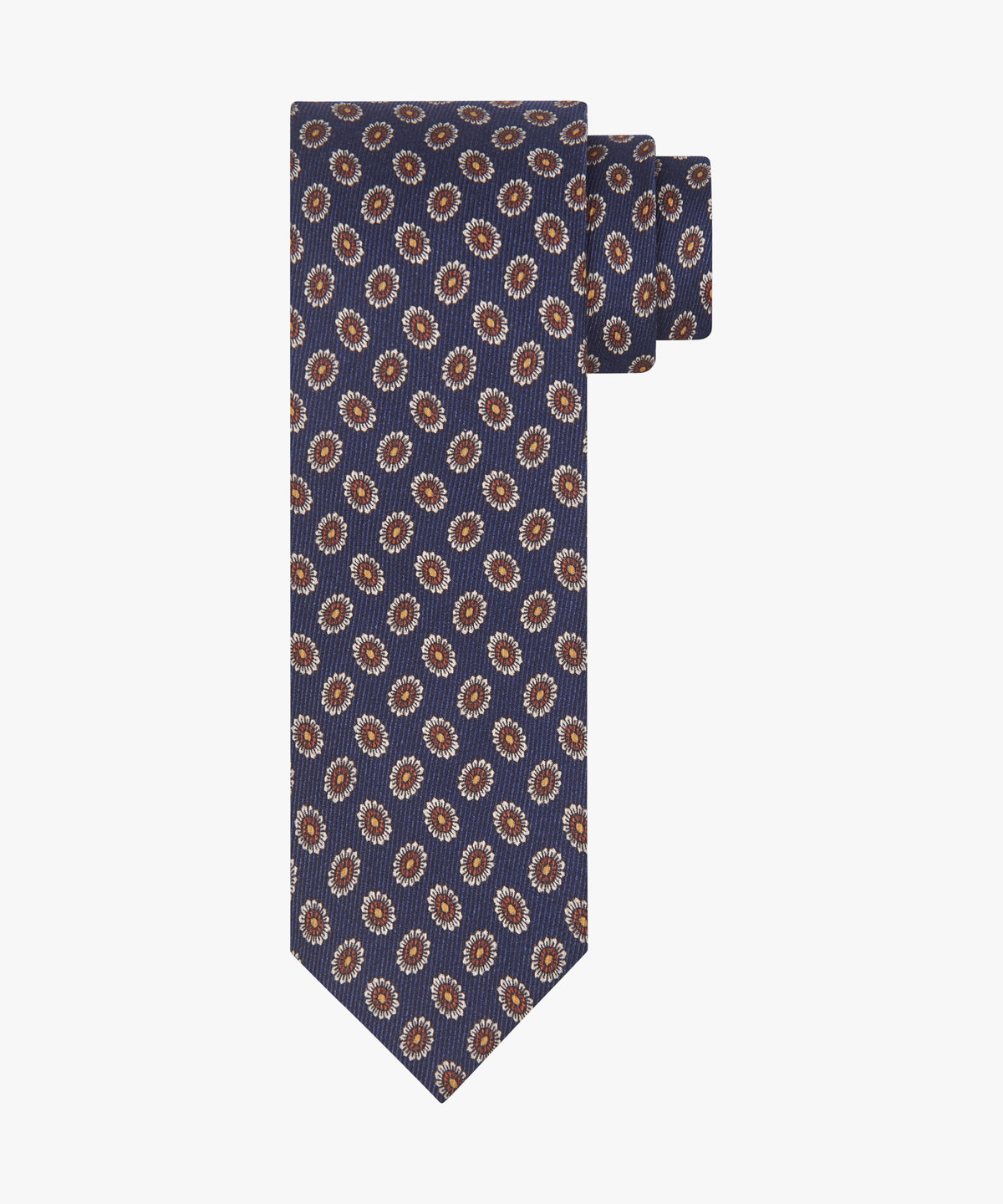 Tie Silk Print Navy
