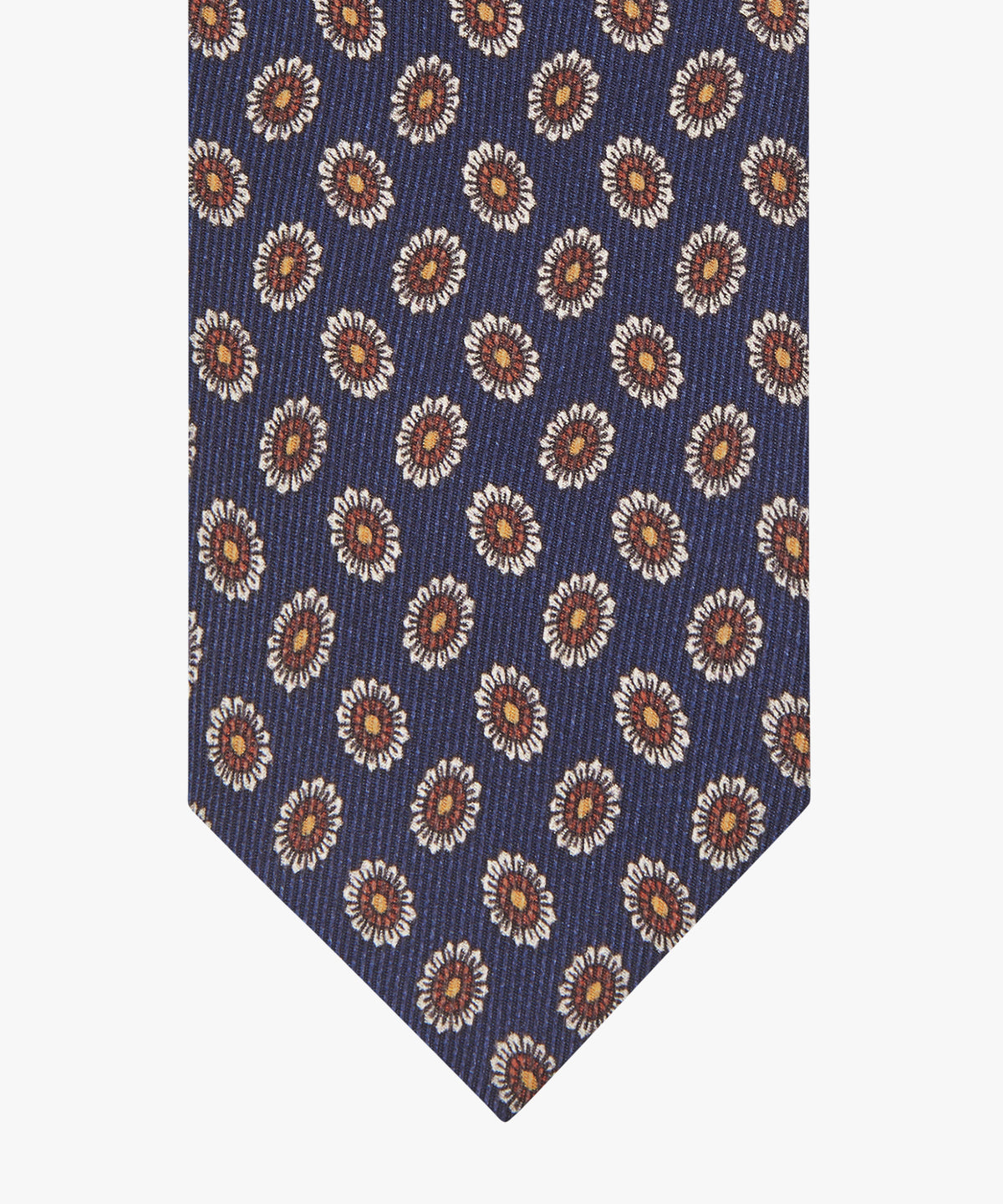 Tie Silk Print Navy