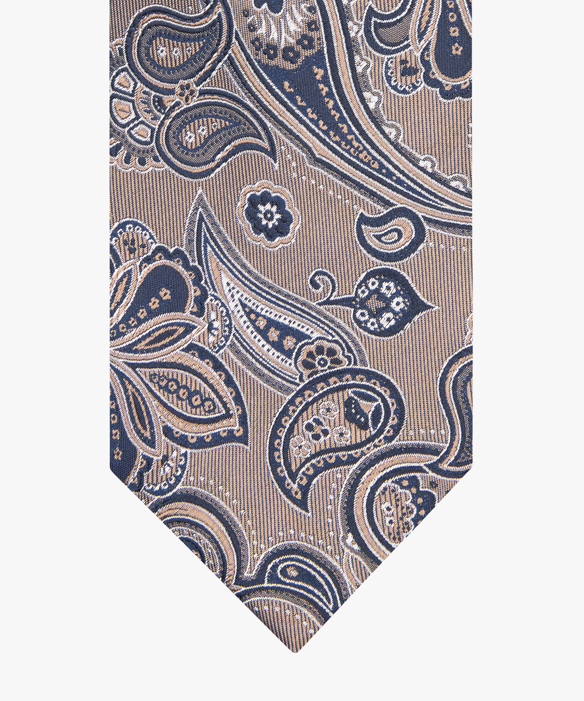 Tie Silk Woven Camel