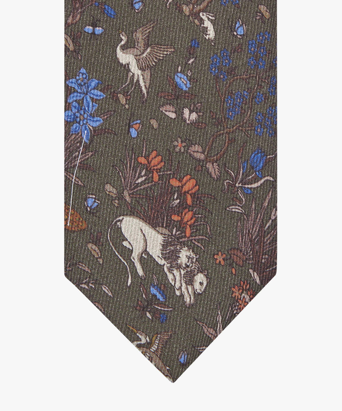 Tie Silk Print Green