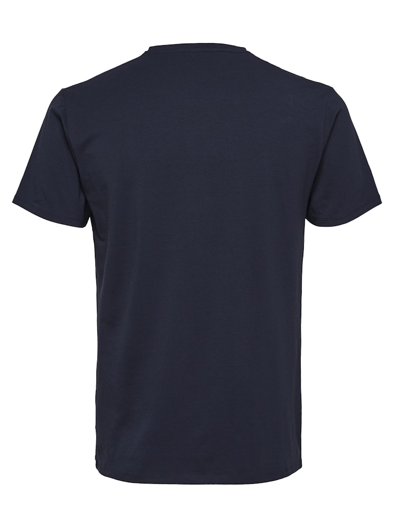 Selected Homme V-Neck T-Shirt in Navy