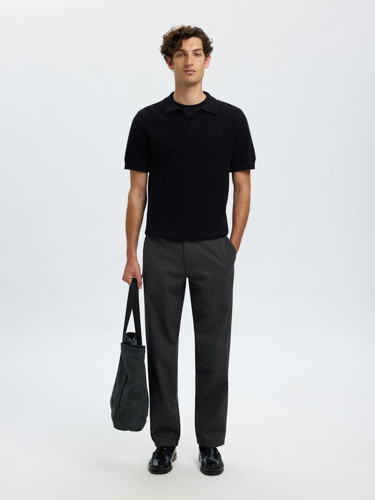 Selected Homme Chino Trousers in Dark Grey