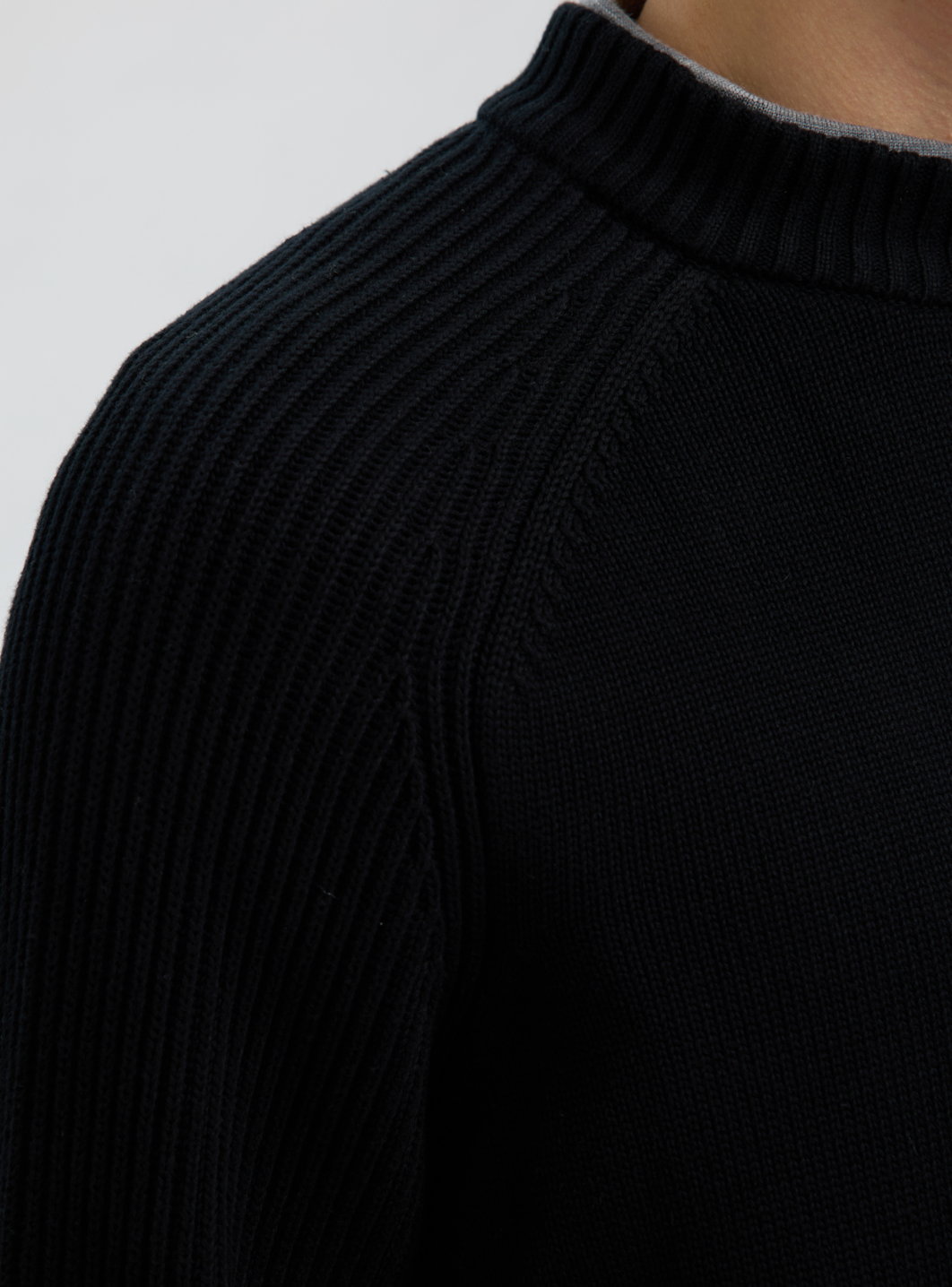 Selected Homme Knitted Pullover in Black