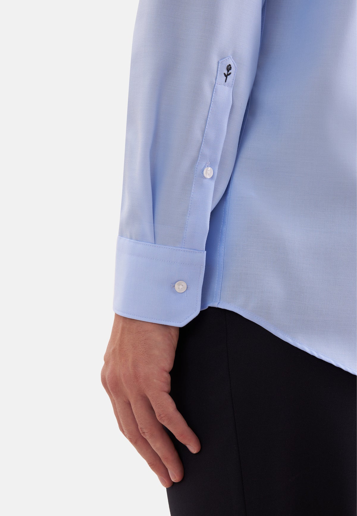 modern fit twill shirt