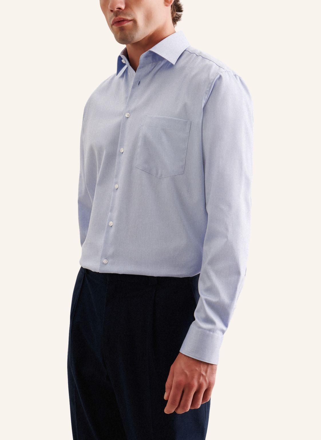 modern fit twill shirt