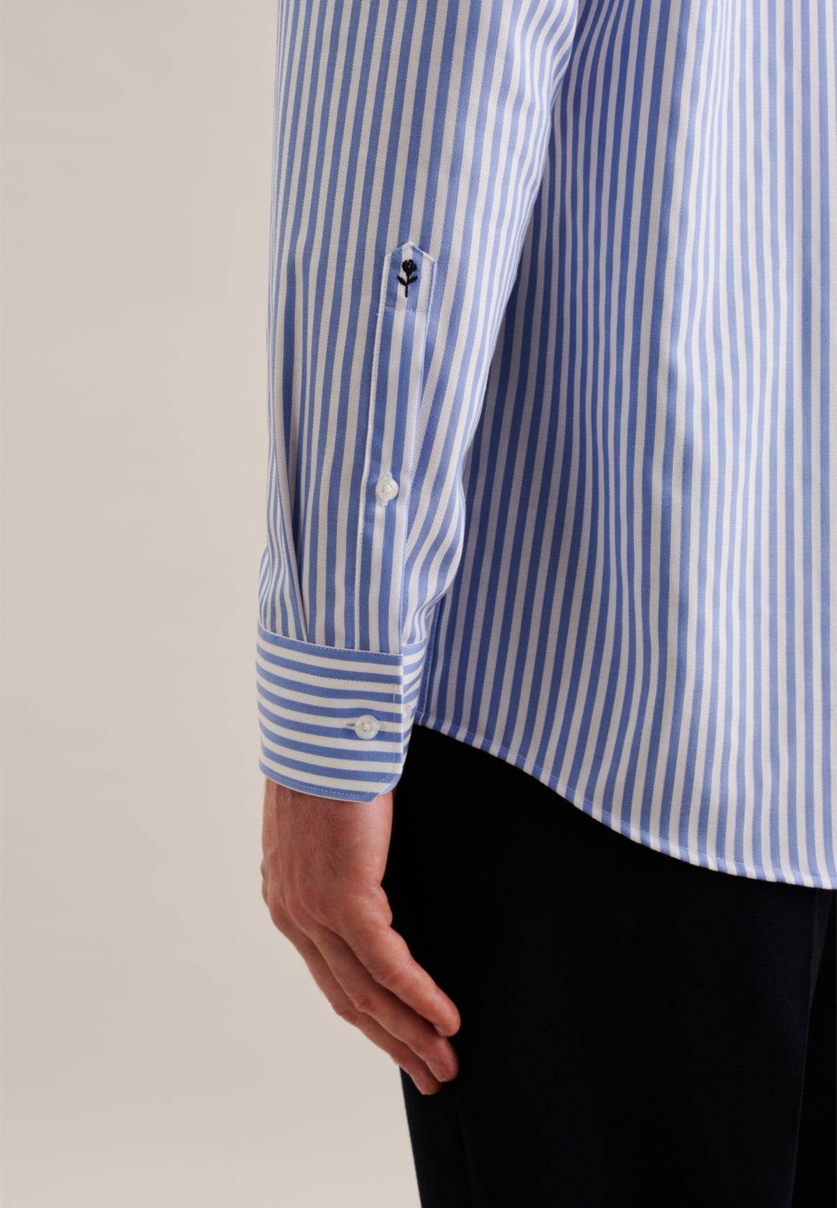 modern fit stripe shirt