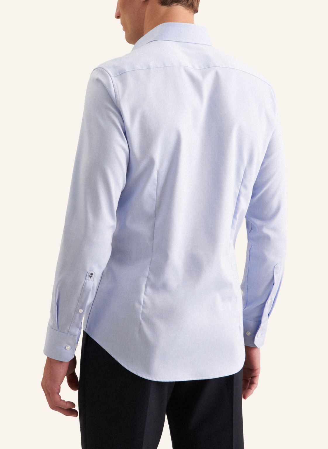 slim fit twill shirt