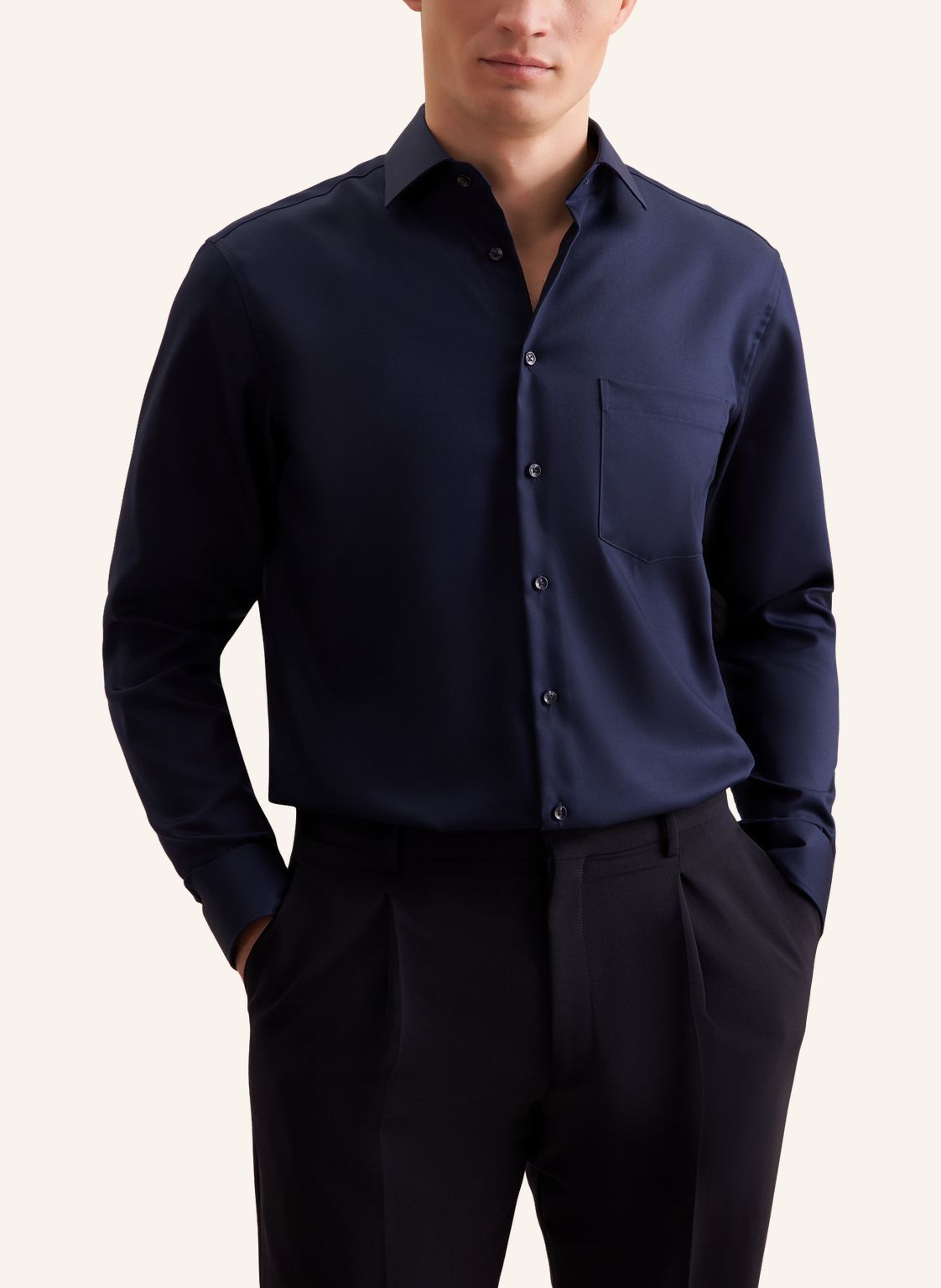 modern fit twill shirt