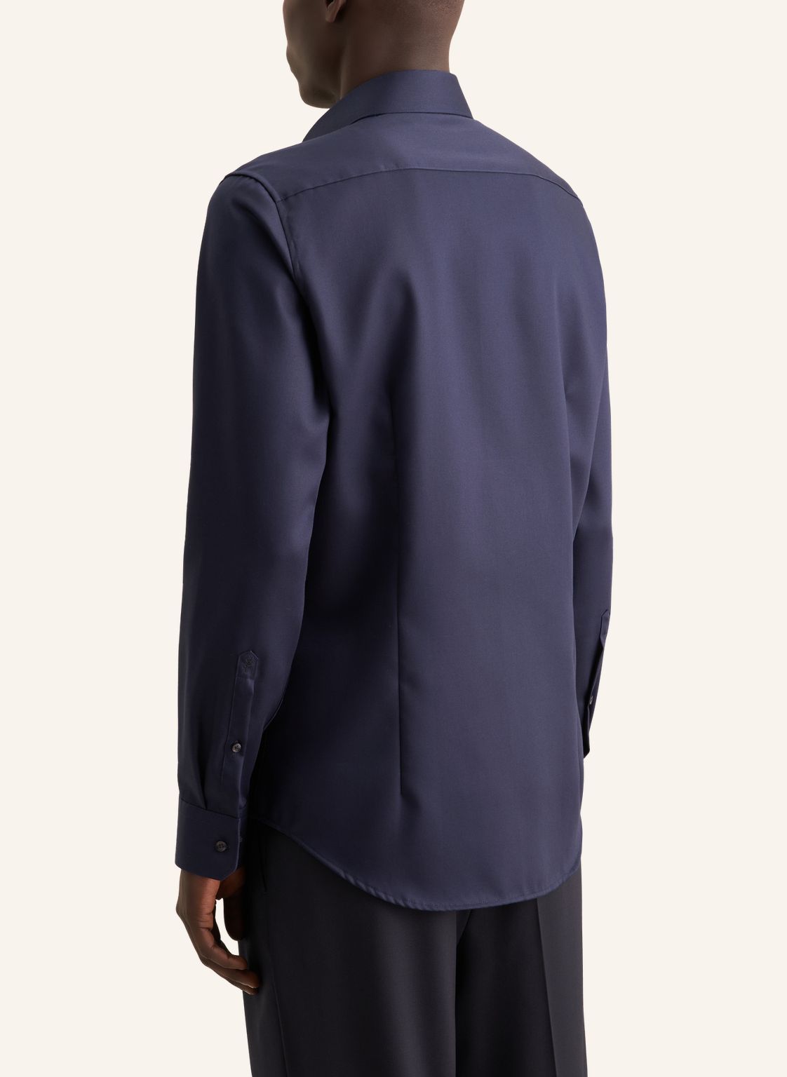 slim fit twill shirt