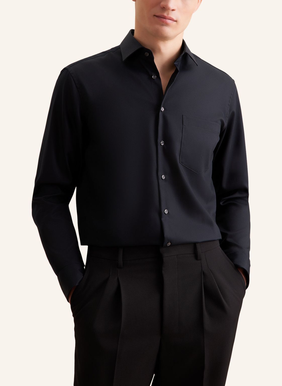 modern fit twill shirt