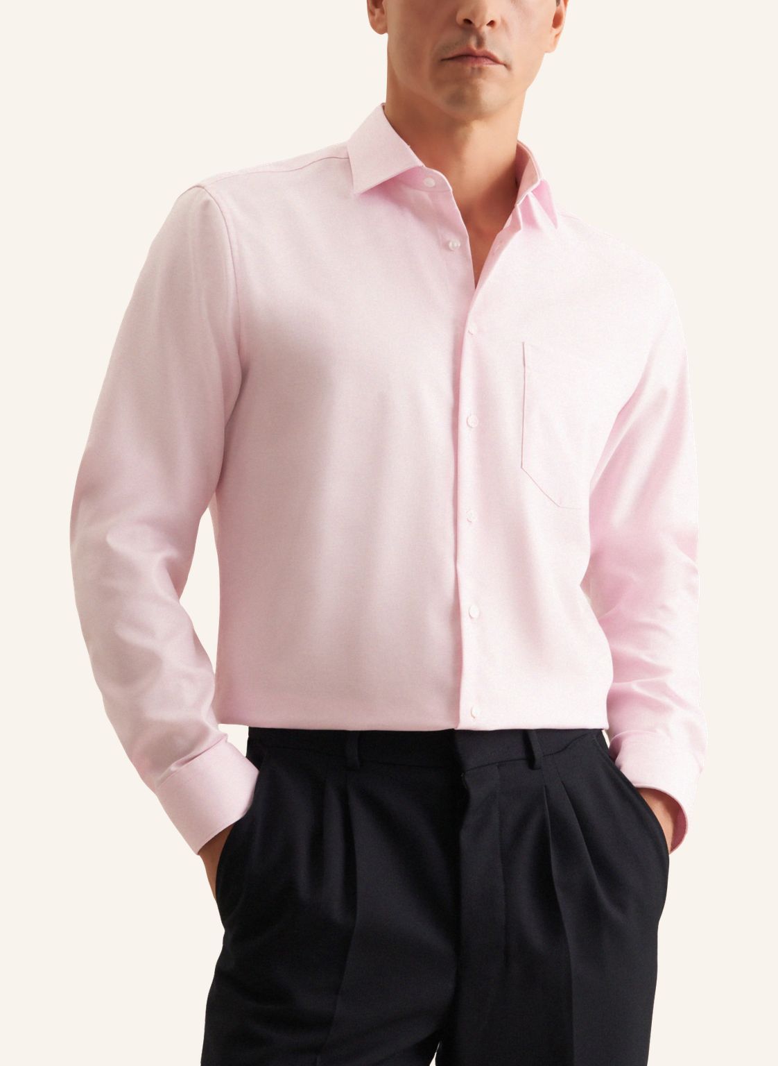 modern fit twill shirt