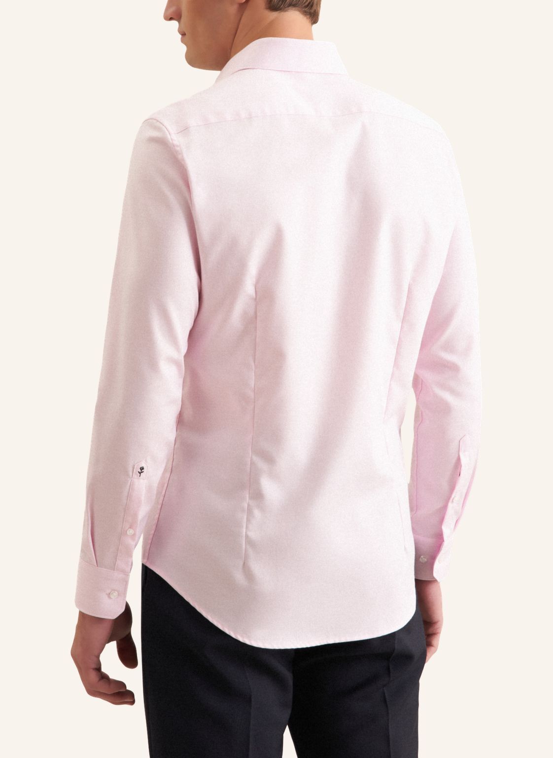 slim fit twill shirt