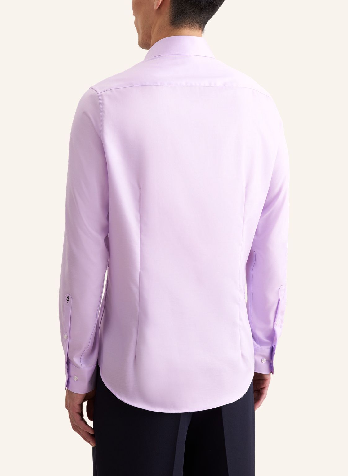 slim fit twill shirt