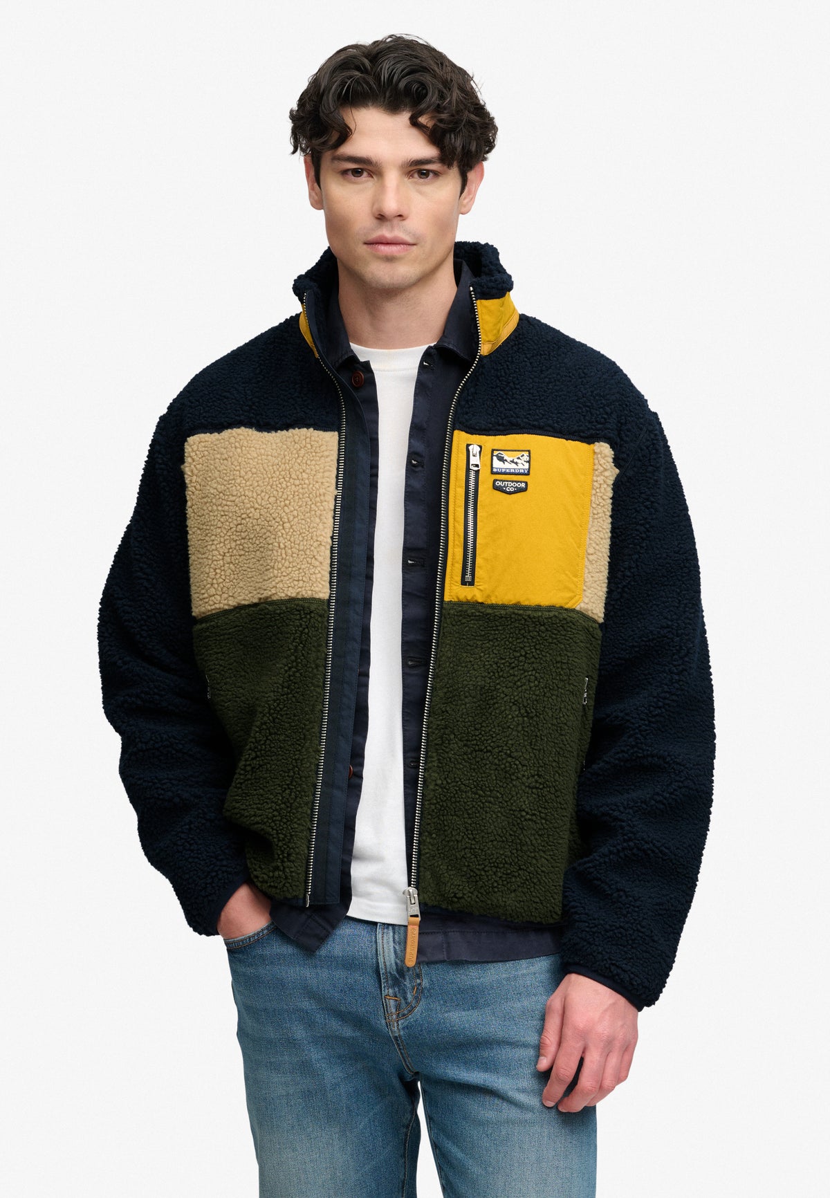 retro zip fleece
