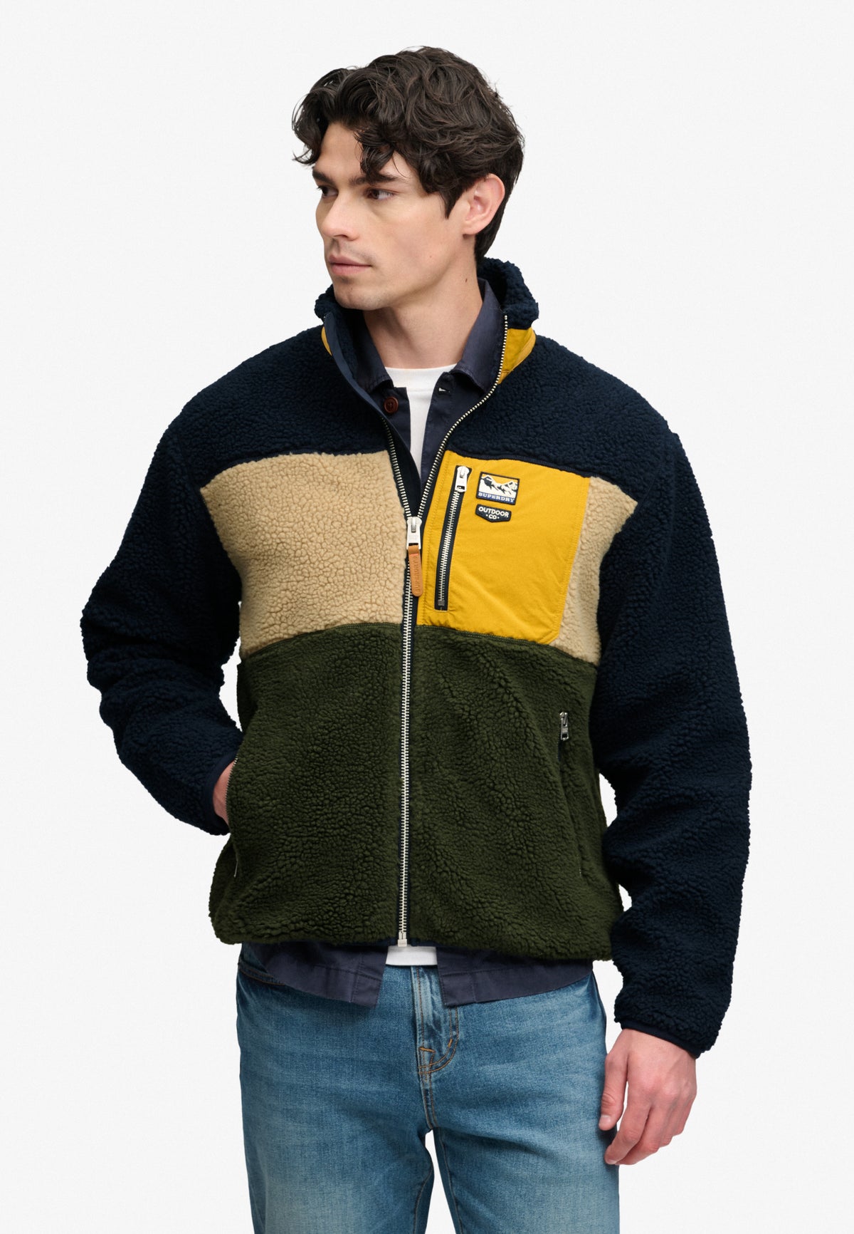 retro zip fleece