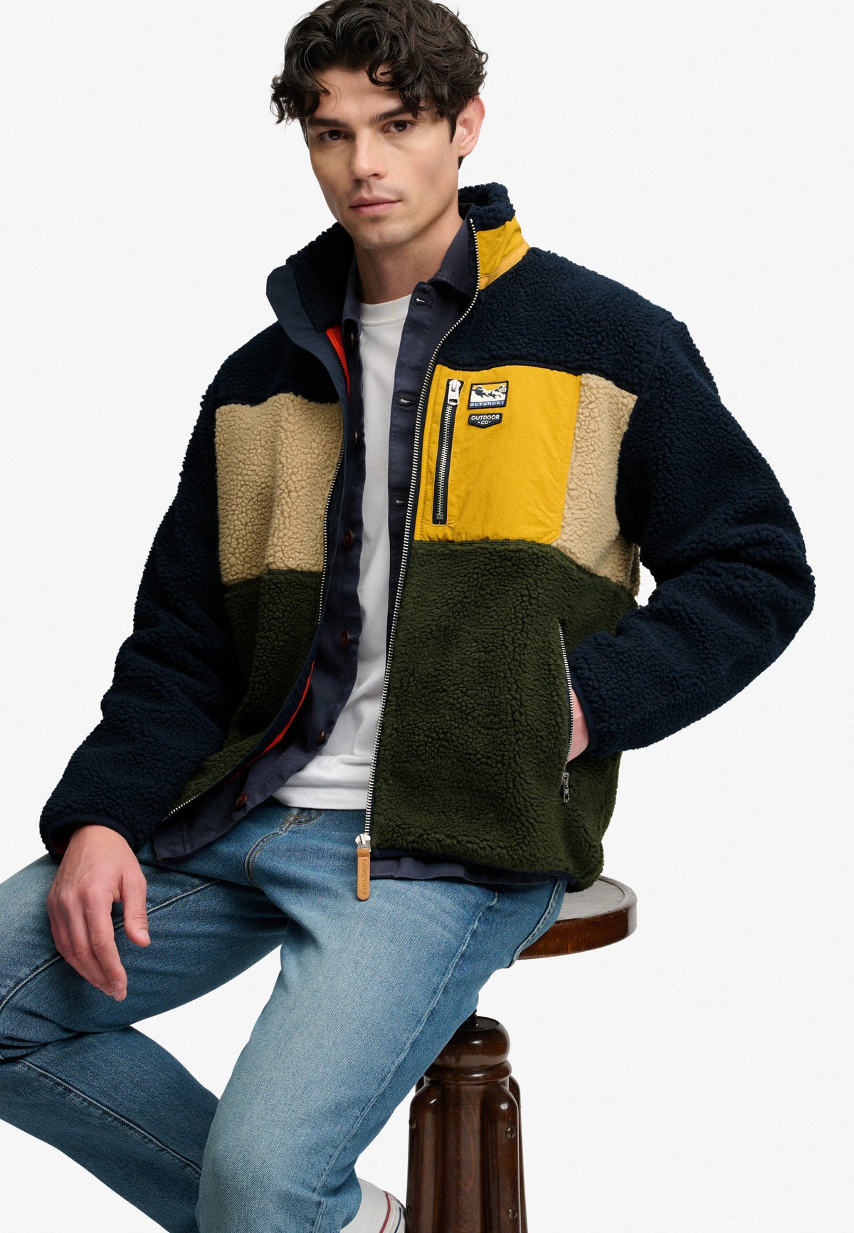 retro zip fleece