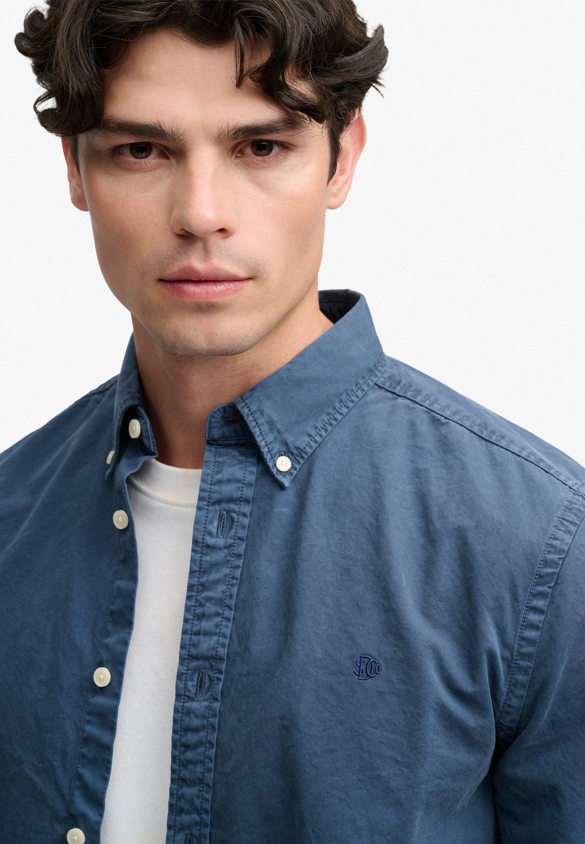 dyed long sleeve shirt