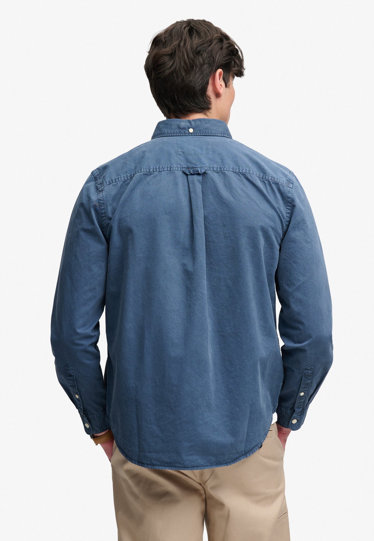 dyed long sleeve shirt