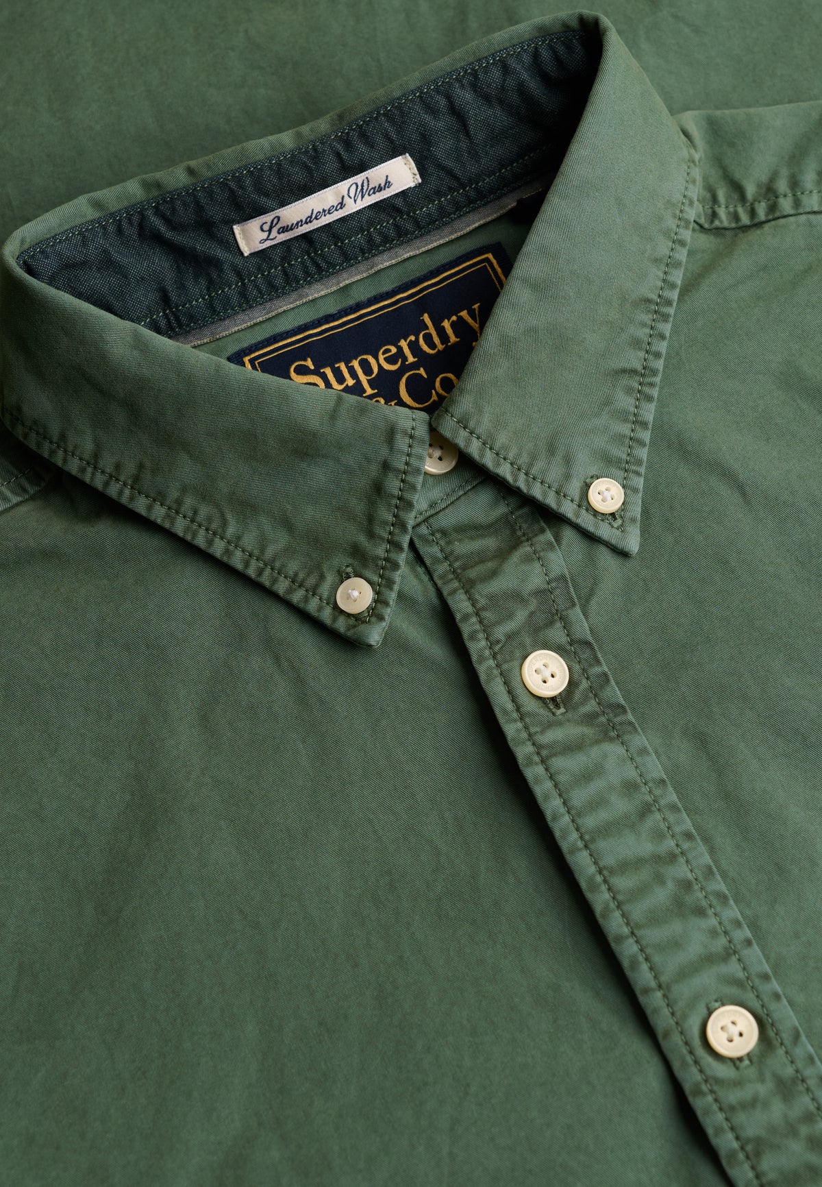 dyed long sleeve shirt