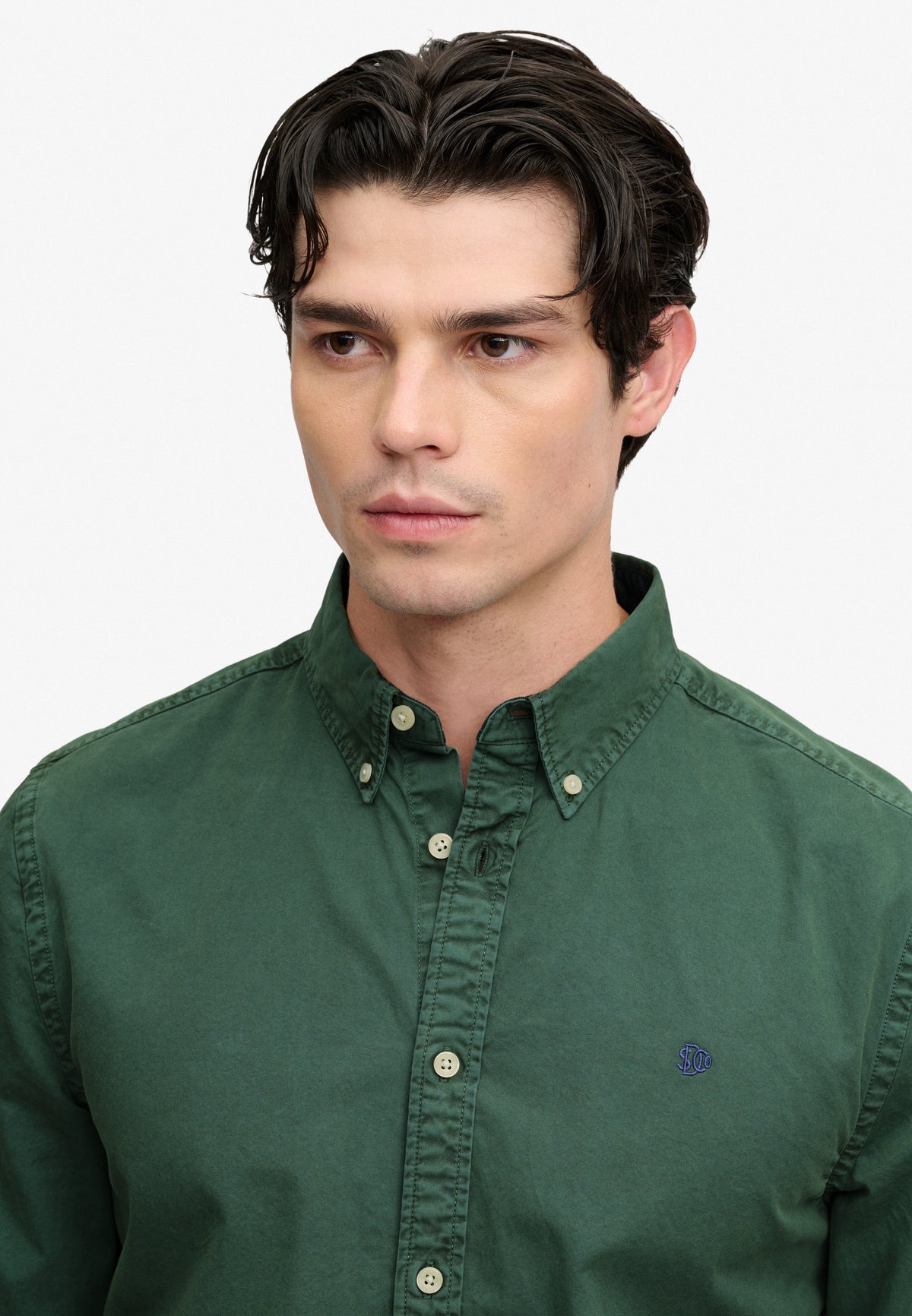 dyed long sleeve shirt
